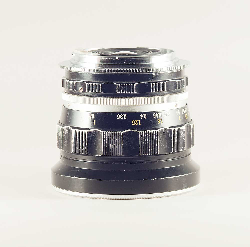 Nikon Nikkor 20mm f/3,5 back after modification