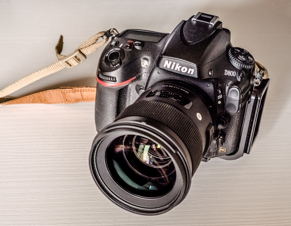 Nikon D800 and Sigma 50/1.4 Art