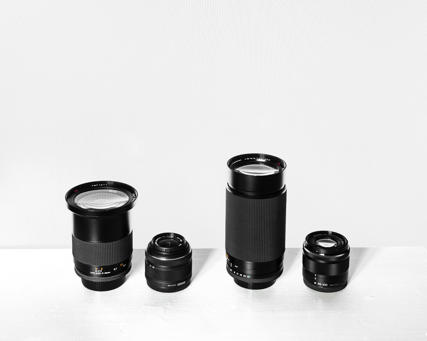 micro 4/3 lenses vs full frame Contax ones